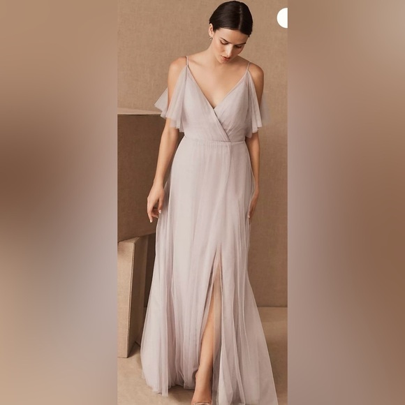 Jenny Yoo Collection Aeryn Maxi Dress Event Elegant Fairy Women Size 16 EUC - Picture 1 of 12